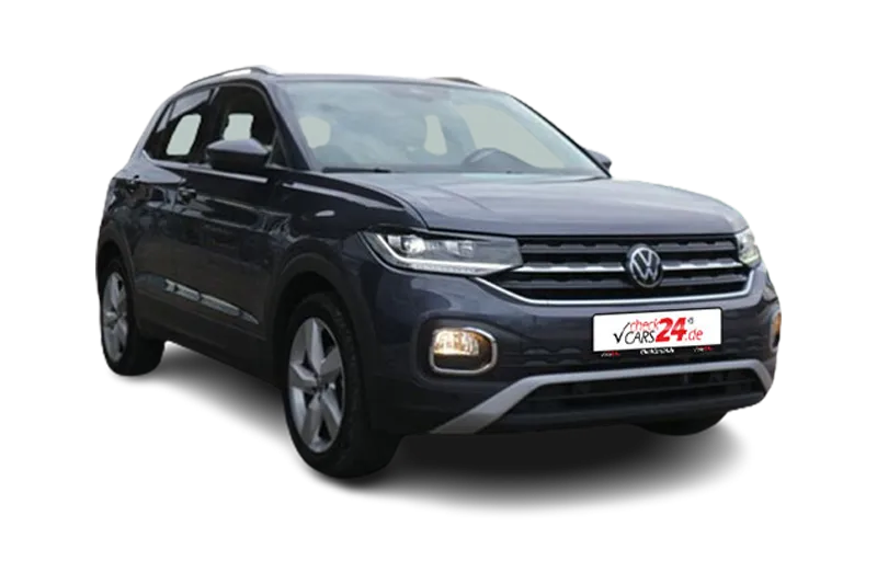 VW T-Cross Style, |Grau Metallic |, LED, Navi, PDC v+h, Kamera, App-Connect, Regen- \ Lichtsensor