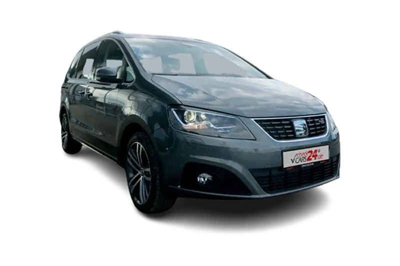 Seat Alhambra 1.4 TSI 7-Sitzer bei CheckCars24 ✓ Klimaautomatik ✓ Rückfahrkamera ✓ Sitzheizung ✓ ACC ✓ 7 Sitze ✓ Leasing & Finanzierung ✓