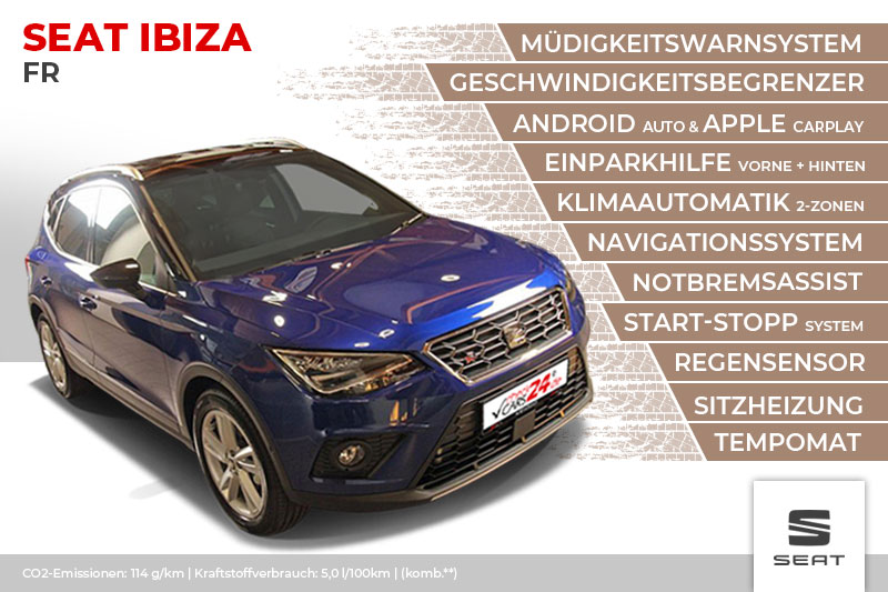 Seat Arona 1.0 TSI DSG, PDC v+h, Tempomat, Start-Stopp-System, Regensensor, Front Assist, SHZ