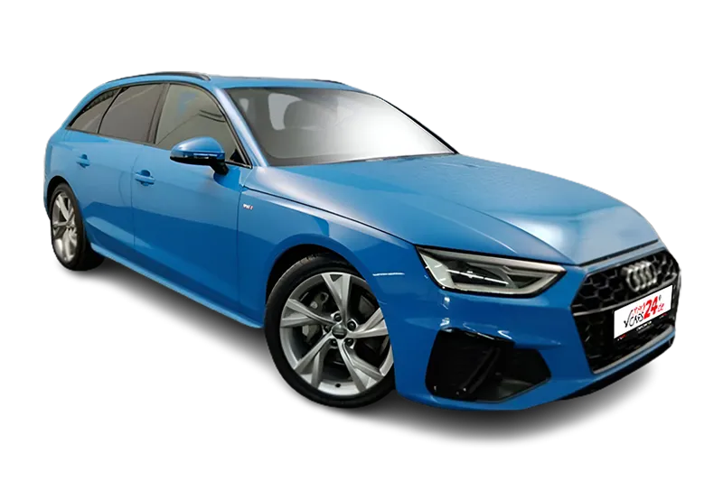 Audi A4 Avant S Line, | Blau|, Kamera, PDC v+h, ACC, Sportsitze, SHZ, LED, Lichtsensor, Panorama-Dach