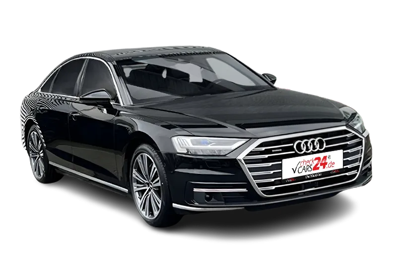 Audi A8 Quattro Mild-Hybrid | Schwarz Metallic | Panoramadach, 360° Kamera, PDC v+h, MMI Navi Plus, Kurvenlicht