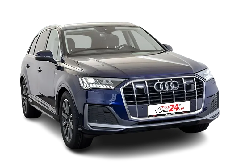 Audi Q7 S Line Quattro, |Blau Metallic |, Audi Connect, Navi Plus, MMI Touch, Head-Up Display, Matrix-LED