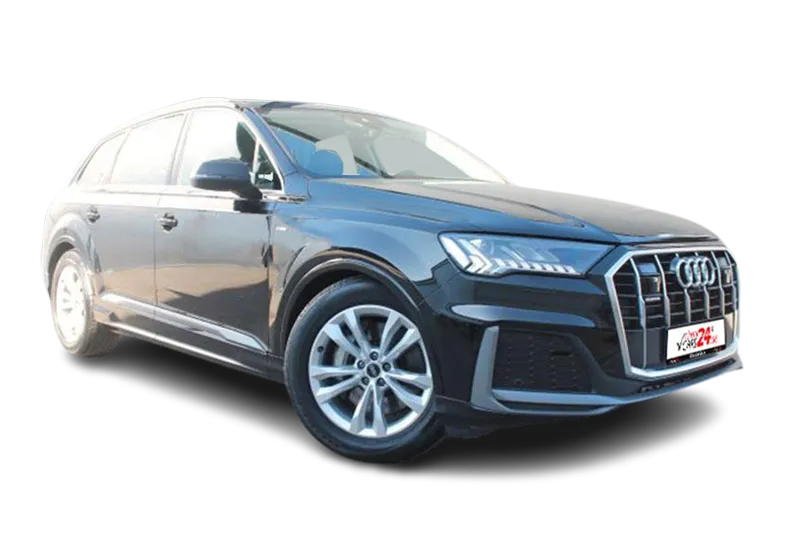 Audi Q7 45 TDI quattro S-Line Mild-Hybrid, Kamera, PDC v+h, MMI Navi, Soundsystem, LM 19 Zoll, Sportfahrwerk