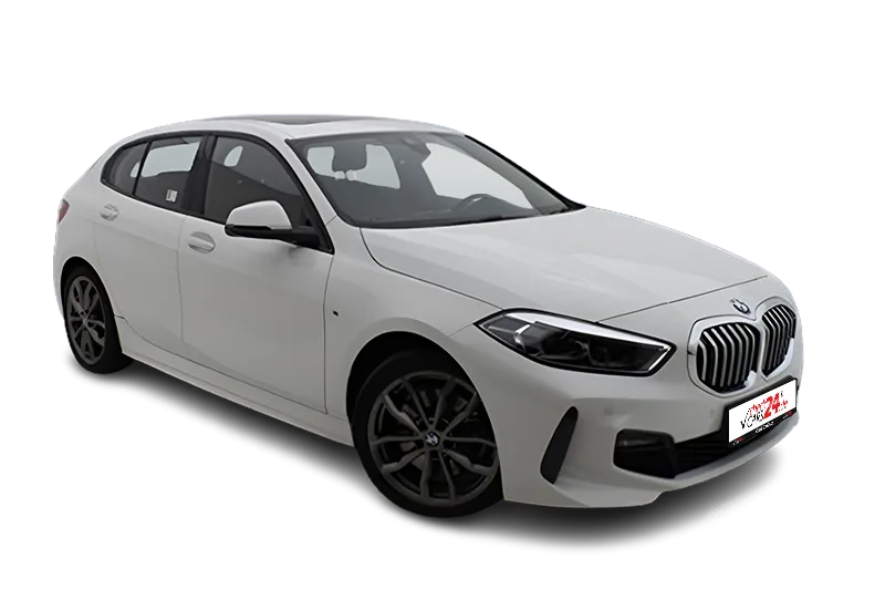 BMW 120d M Sport XDrive, |Weiß |, Head-Up Display, Panoramadach, PDC v+h, Navi, SHZ, Sportsitze