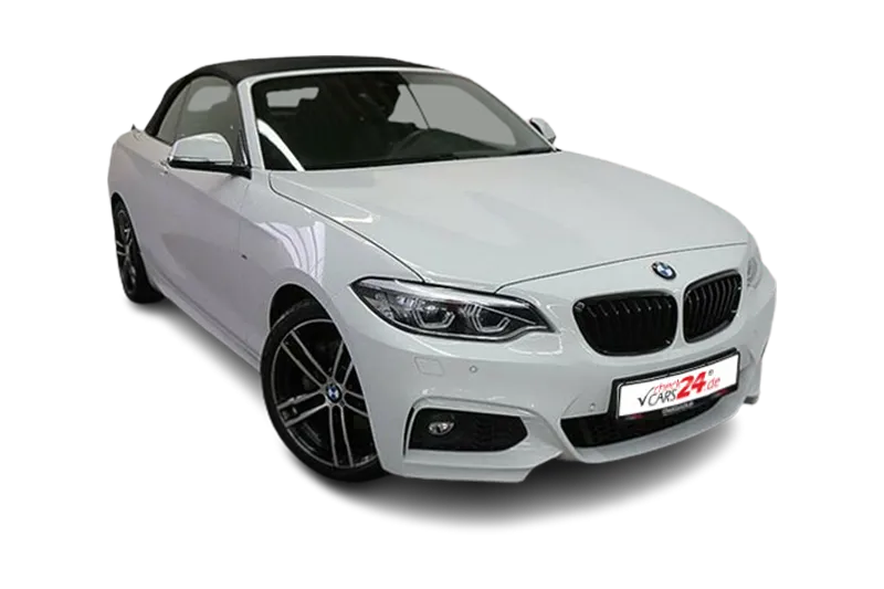 BMW 220i Cabrio M Sport | Tempomat ✓ PDC ✓ Kamera ✓ Klimaautomatik ✓ SHZ ✓ Navi ✓ Lenkradheizung ✓ Sportsitze ✓