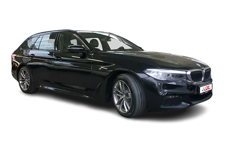 BMW 520D T M SPORT | Saphirschwarz Metallic | PDC,  Klimaautomatik,  SHZ,  Navi,  Panoramadach,  Head-Up Display,  Sportsitze