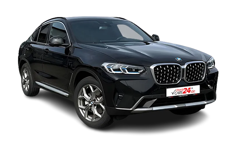 BMW X4 20d Mild-Hybrid XDrive | Schwarz Metallic | PDC, Kamera, Klima, ACC, M Sportfahrwerk, Keyless-Go, El. Heckklappe, LM 19 Zoll