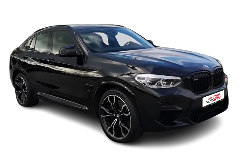 BMW X4 M COMPETITION | Saphirschwarz Metallic | Tempomat,  PDC,  Kamera,  Klimaautomatik,  SHZ,  Navi,  El. Heckklappe,  Panoramadach