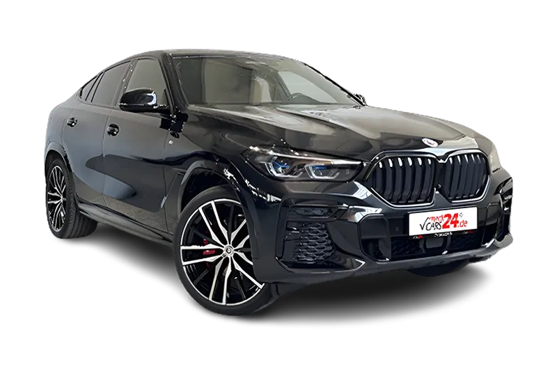 BMW X6 M Sport XDrive | Schwarz Metallic | 360° Kamera, PDC, Sitzbelüftung, Head-Up Display, Panoramadach, BMW Apps