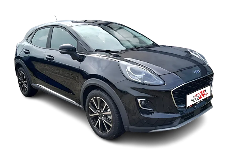 Ford Puma Titanium Mild-Hybrid | Schwarz Metallic | Ford KeyFree, Kamera, PDC, Lenkradheizung, El. Heckklappe, LM 17 Zoll