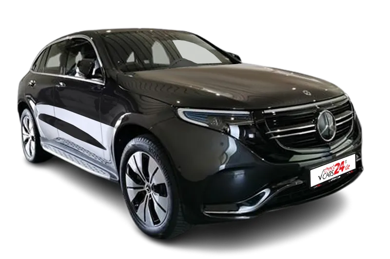 Mercedes-EQC AMG Line 4Matic Elektro | Schwarz Metallic | 360° Kamera, PDC v+h, Kurvenlicht, ACC, Panoramadach, LM 21 Zoll