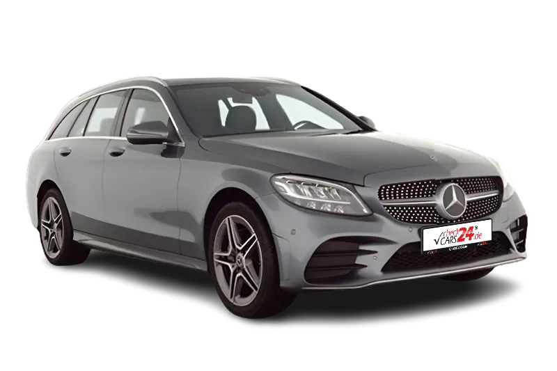 Mercedes-Benz C 220 T d 4M AMG Line Thermatic, Panoramdach, Navi, Schaltwippen, Keyless-Go, LED, LM 18 Zoll