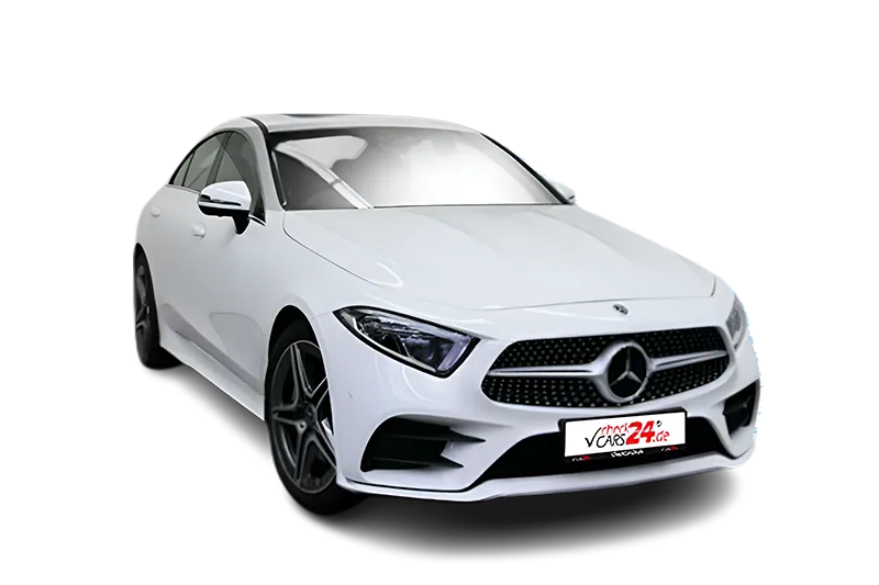 Mercedes-Benz CLS 400 d AMG Line, | Weiß Metallic|, Kamera 360°, PDC v+h, ACC, Sportsitze, SHZ, LED, Lichtsensor