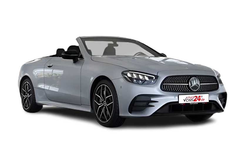 Mercedes-Benz E 200 Cabrio Amg Line, |Silber Metallic |, LM 19 Zoll, Kamera, PDC v+h, Airscarf, MBUX, Kurvenlicht, SHZ