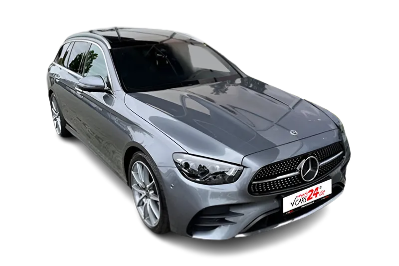 Mercedes-Benz E 220 d T-Modell Amg Line, | Grau Metallic Metallic |, Kamera 360°, Distronic, Burmester Sound, MBUX, SHZ, Sportsitze