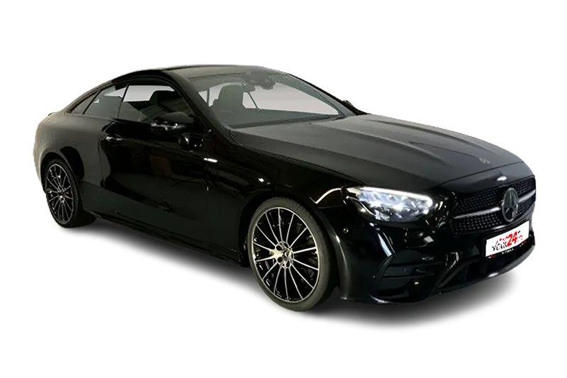 Mercedes-Benz E 220d AMG Line / Obsidianschwarz / SHZ / PDC / Distronic Plus / Ambiente-Licht / Burmester / Kamera / Dynamic Select / 