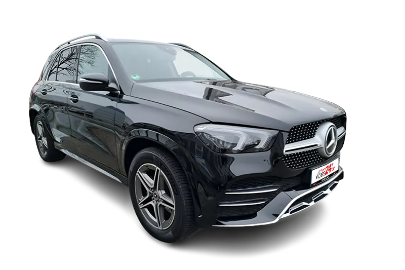 MERCEDES-BENZ GLE 300D AMG LINE | Schwarz | Tempomat,  PDC,  Kamera,  Klimaautomatik,  SHZ,  Navi,  El. Heckklappe,  Panoramadach