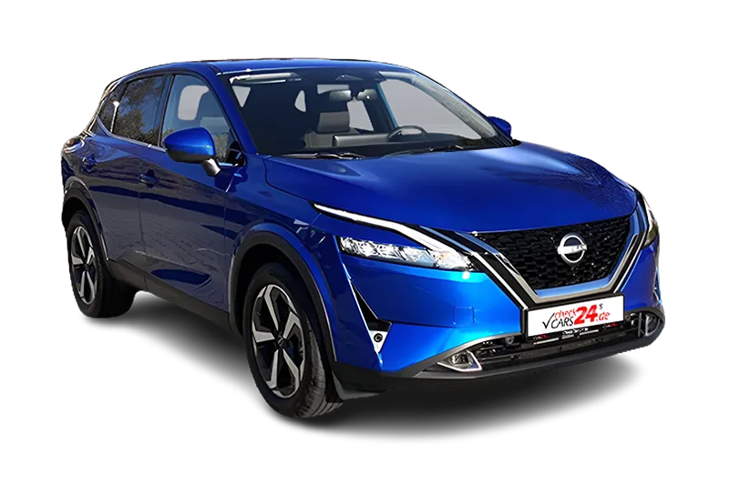 Nissan Qashqai N-Connecta 4x4 | Blau Metallic | ACC, 360° Kamera, PDC, Klima, Navi, Schaltwippen, SHZ, Keyless-Go