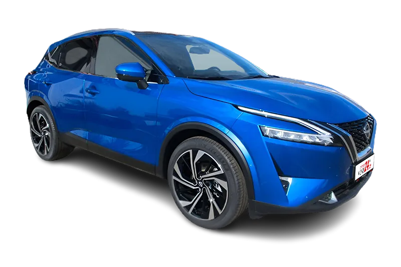 Nissan Qashqai Tekna+ 4x4 | Blau Metallic | Virtual Cockpit, PDC, Kamera, App-Connect, Bose Sound, Lenkradheizung