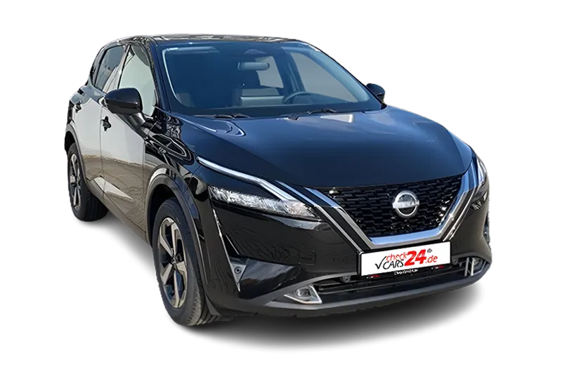 Nissan Qashqai N-Connecta Mild-Hybrid | Schwarz | ACC, Nissan App-Connect, 360° Kamera, PDC, Panoramadach, Schaltwippen