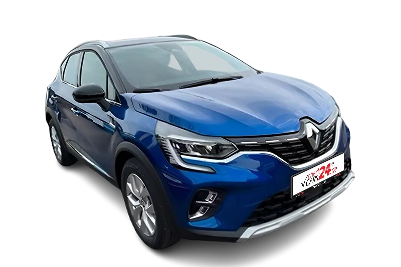  Renault Captur Intens | Blau Metallic | PDC v+h, Kamera, App-Connect, Navi, Klima, SHZ, LM 17 Zoll