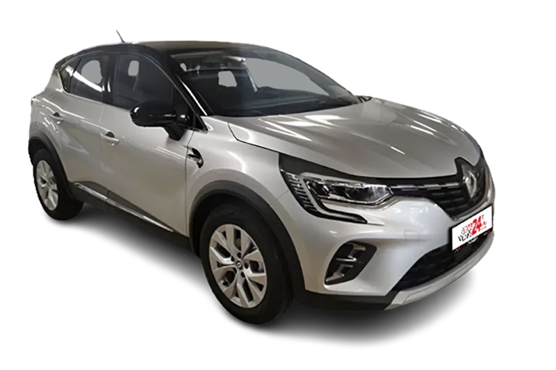 Renault Captur Intens | Silber Metallic | App-Connect, Regensensor, Klima, Einparkhilfe, Tempomat