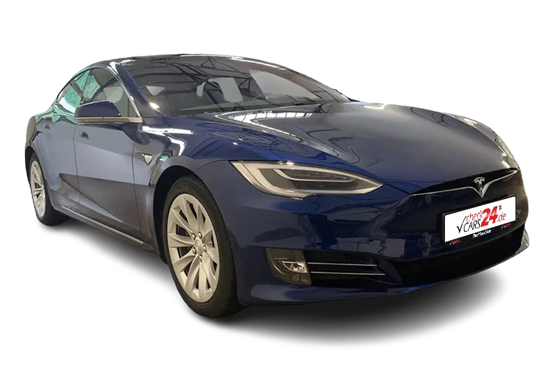 Tesla Model S Allrad | Blau Metallic | Panoramadach, 360° Kamera, PDC v+h, Virtual Cockpit, Memorysitz