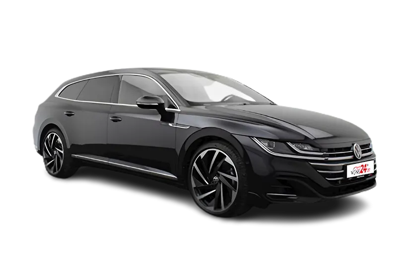 VW Arteon Shooting Brake R Line 4Motion, |Schwarz |, Schaltwippen, El. Heckklappe, SHZ, LED, Kamera 360°, Navi, ACC