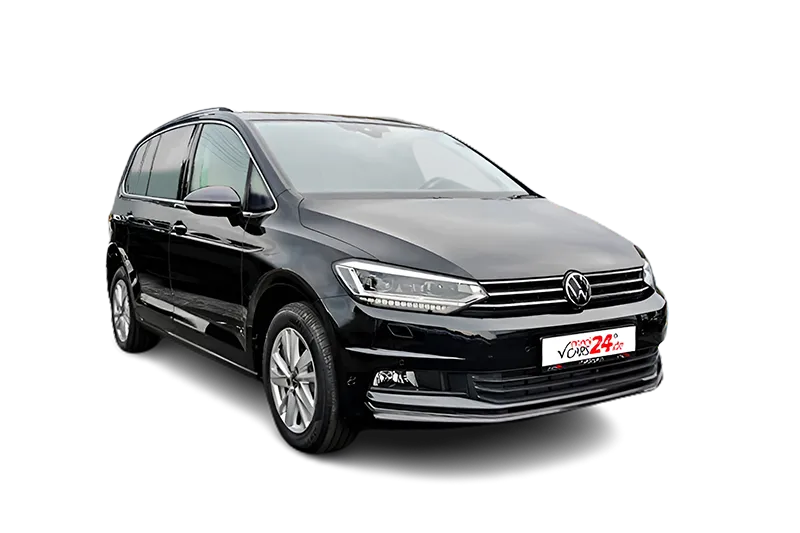 VW Touran Highline | Schwarz Metallic | 7 Sitzer, Navi, PDC, Kamera, Kurvenlicht, ACC, Schaltwippen, LM 18 Zoll